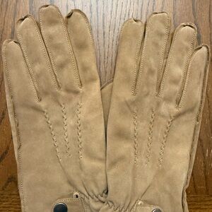 Men's Tan Leather Gloves